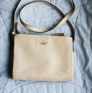 Kate Spade Off White Leather Crossbody